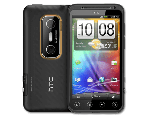 موبايل HTC EVO 3D  ومواصفاته